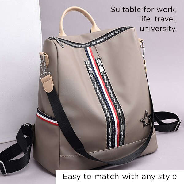 New Style Backpack Female Design Backpack for Female Striped